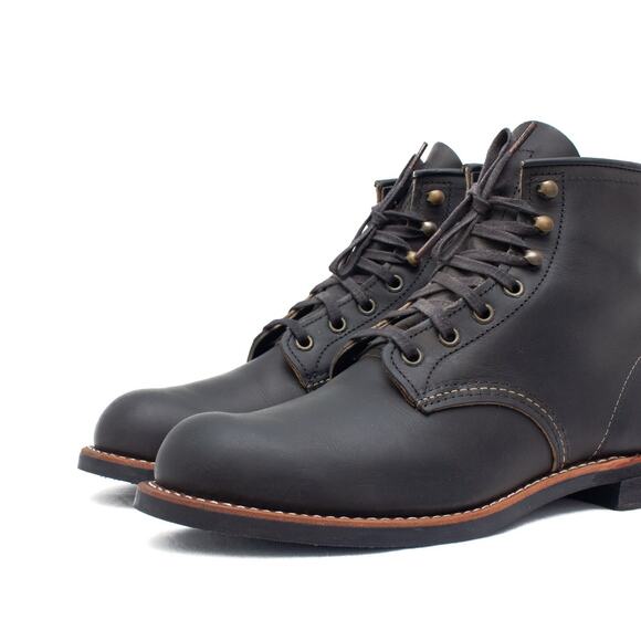 RED WING 3341 Blacksmith 6-Inch Boot Charcoal Leather 42-US9 D - Picture 9 of 14